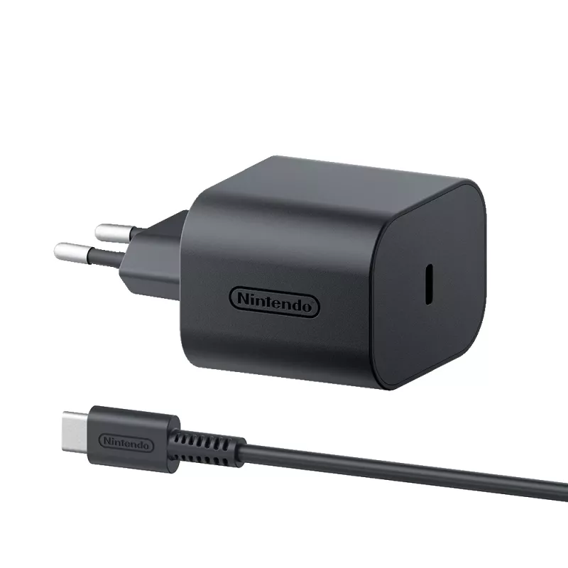 Nintendo Switch 2 AC Adapter, vidinis, AC, 20 V, 1.5 m, Juoda