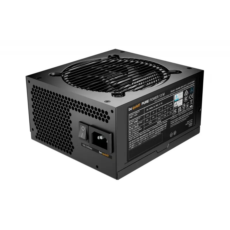 be quiet! Pure Power 13 M | 550W maitinimo blokas 20+4 pin ATX ATX juodos spalvos