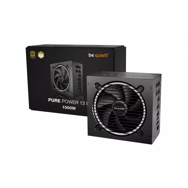 “be quiet! Pure Power 13 M” 1000 W maitinimo blokas 20+4 kontaktų ATX ATX juodas