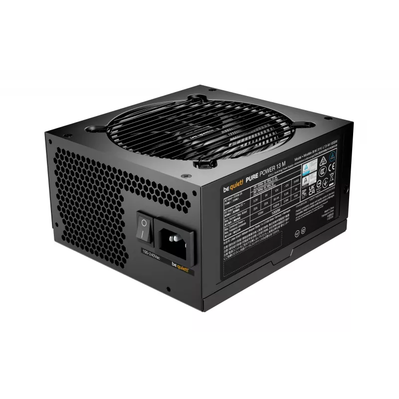 “be quiet! Pure Power 13 M” 1000 W maitinimo blokas 20+4 kontaktų ATX ATX juodas