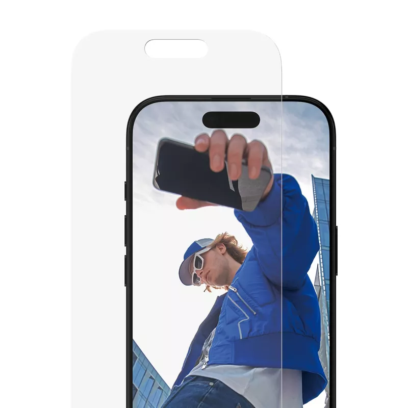 PanzerGlass ® Ekrano apsauga iPhone 17 | iPhone 16 Pro | Classic Fit su EasyAligner