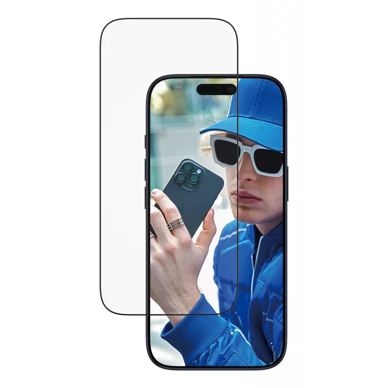 Ekrano apsauga PanzerGlass iPhone 17 Pro Ultra-Wide Fit EasyAligner atspari įbrėžimams ir smūgiams
