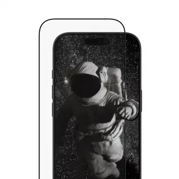 PanzerGlass ® Ceramic II ekrano apsauga iPhone 17 | iPhone 16 Pro | Ultra-Wide Fit su EasyAligner