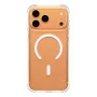 PanzerGlass CARE™ by ® Samba dėklas permatomas su balta MagSafe iPhone 17 Pro Max