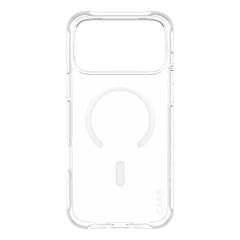 PanzerGlass CARE™ by ® Samba dėklas permatomas su balta MagSafe iPhone 17 Pro Max