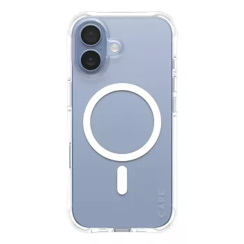 Dėklas PanzerGlass CARE by Fashionable Case Samba Skaidrus su balta MagSafe iPhone 17