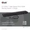Dokingo stotelė club 3d CSV-2541 USB-C su HDMI ir DisplayPort išvestimis