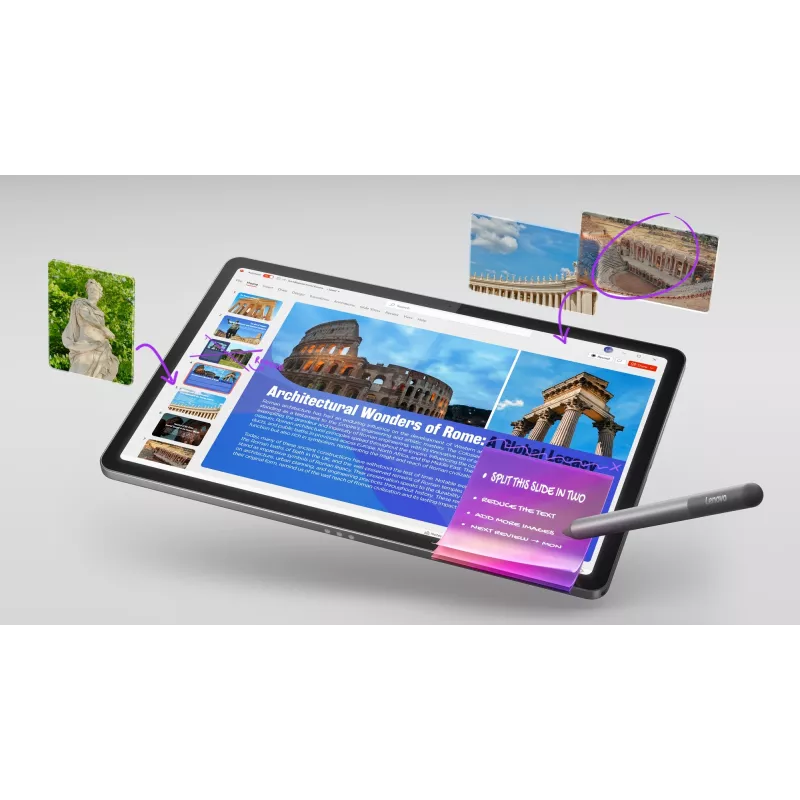 Lenovo Idea Tab Mediatek 128 GB 27,9 cm (11 colių) 8 GB „Wi-Fi 5“ (802.11ac) „Android 15“ pilka