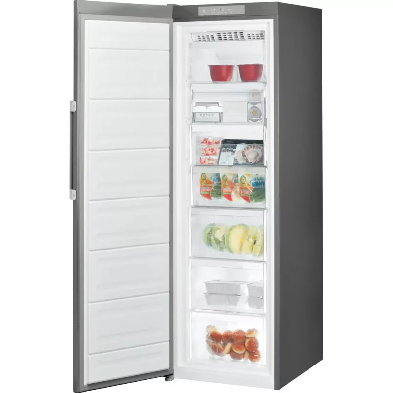 Whirlpool UW8 F2Y XBI F 2 vertikalus šaldiklis, laisvai pastatomas, 263 l, nerūdijantis plienas