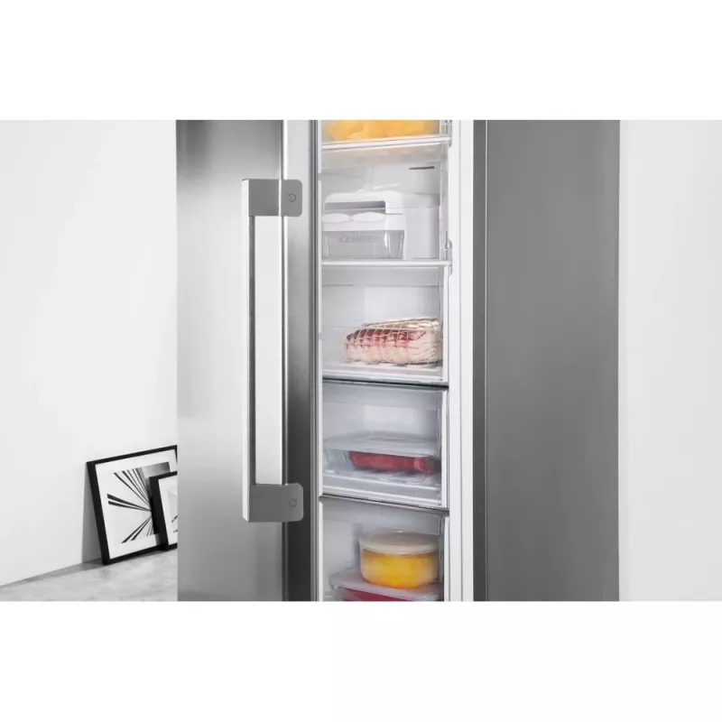 Whirlpool UW8 F2Y XBI F 2 vertikalus šaldiklis, laisvai pastatomas, 263 l, nerūdijantis plienas