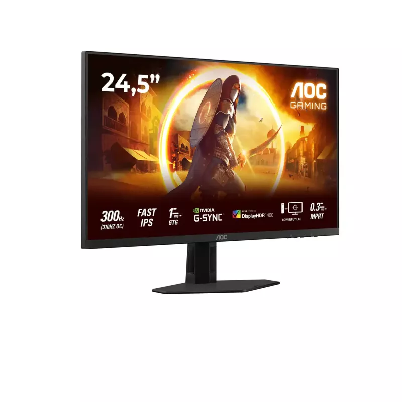AOC G4 25G4SRE kompiuterio monitorius 62,2 cm (24,5 colio) 1920 x 1080 pikselių Full HD LED juodas, raudonas