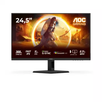 AOC G4 25G4SRE kompiuterio monitorius 62,2 cm (24,5 colio) 1920 x 1080 pikselių Full HD LED juodas, raudonas