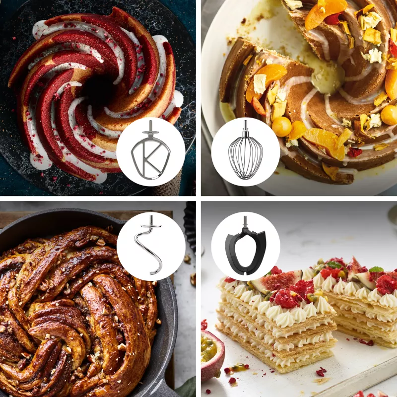 Kenwood Titanium Chef Baker XL virtuvinis kombainas 1200 W 7 L Nerūdijantis plienas