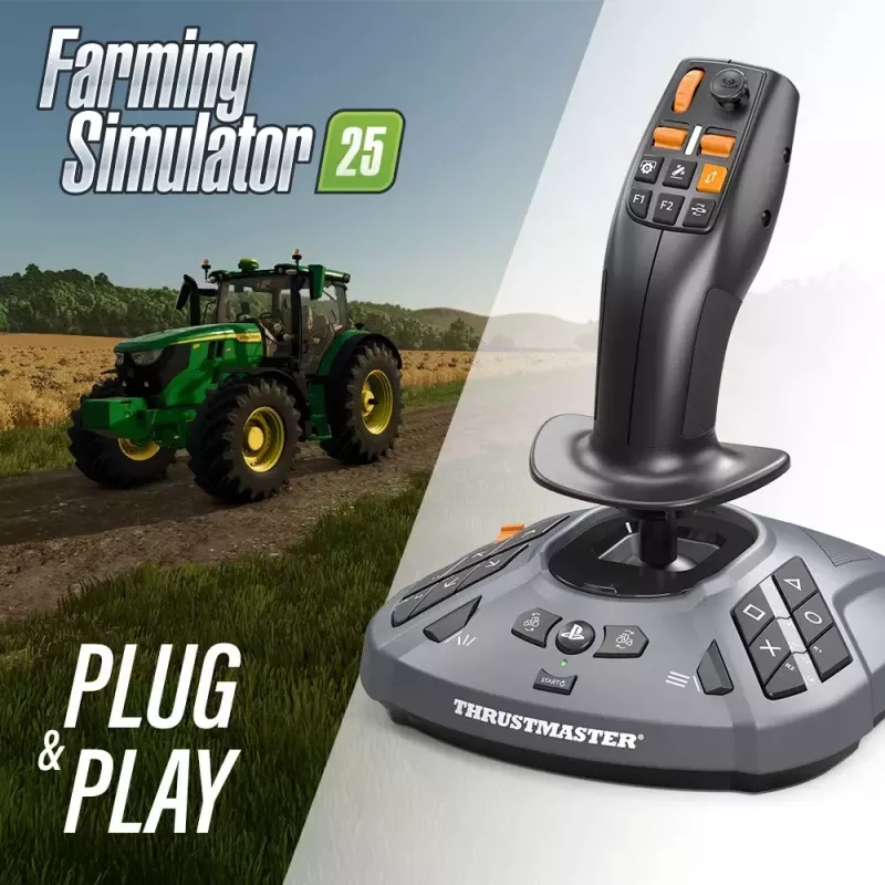 Thrustmaster SimTask FarmStick Juoda Flightstick Analogue / Digital PC, PlayStation 5