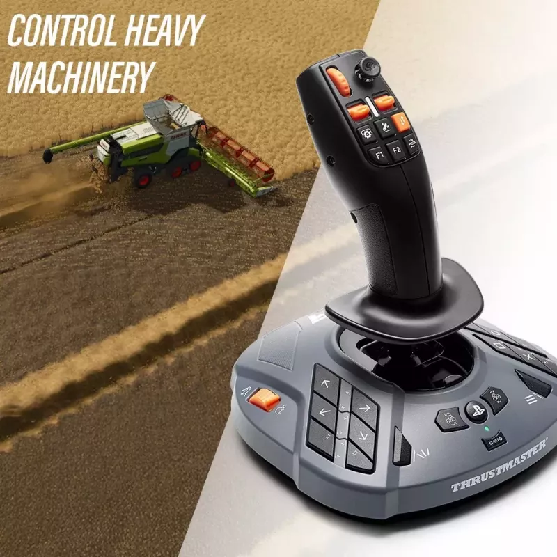 Thrustmaster SimTask FarmStick Juoda Flightstick Analogue / Digital PC, PlayStation 5