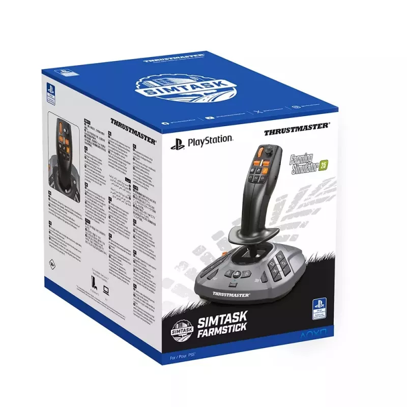Thrustmaster SimTask FarmStick Juoda Flightstick Analogue / Digital PC, PlayStation 5