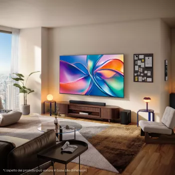 Hisense 43E7Q 109,2 cm (43 colių) 4K Ultra HD išmanusis televizorius Wi-Fi juodas