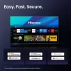 Televizorius Hisense 50E7Q 50 colių QLED 4K Ultra HD (3840 x 2160), VIDAA, Wi‑Fi, DVB-C/S/T, juodas