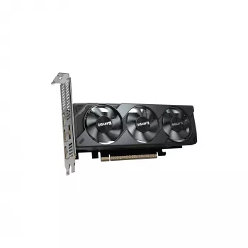 GIGABYTE GeForce RTX 5050 OC Low Profile 8G vaizdo plokštė - 8GB GDDR6, 128bit, PCI-E 5.0, 2587MHz šerdies dažnis, 2 x DP, 2 x HDMI, NVIDIA DLSS 4, GV-N5050OC-8GL