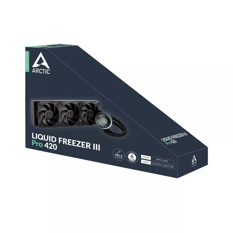 ARCTIC Liquid Freezer III Pro 420 - Universalus viskas viename CPU vandens aušintuvas