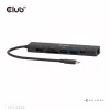 CLUB3D CSV-2553 sąsajos šakotuvas USB Type-C 5000 Mbit/s Juoda