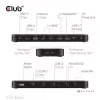 Docking stotelė CLUB 3D 14-1 USB-C Quad Display USB4 su 2× USB 2.0 prievadais