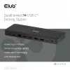 Docking stotelė CLUB 3D 14-1 USB-C Quad Display USB4 su 2× USB 2.0 prievadais