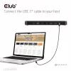 Docking stotelė CLUB 3D 14-1 USB-C Quad Display USB4 su 2× USB 2.0 prievadais