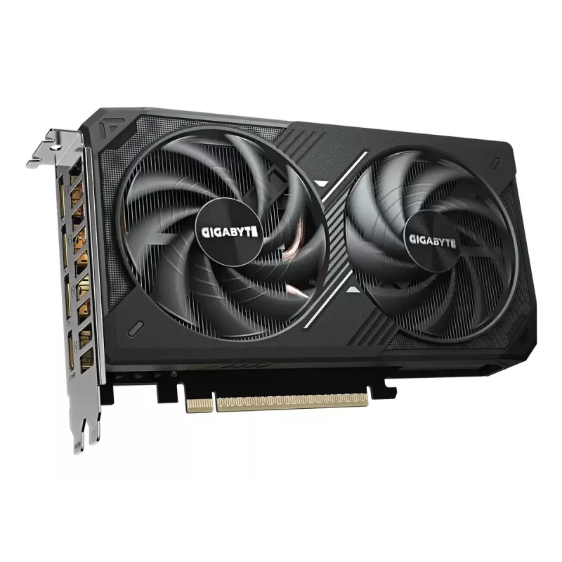 Vaizdo plokštė GIGABYTE GeForce RTX 5060 Ti 16GB GDDR7 PCIe 5.0, 128 bitų, 28000 MHz, WINDFORCE 2X, 2 lizdų, 208×120×40 mm
