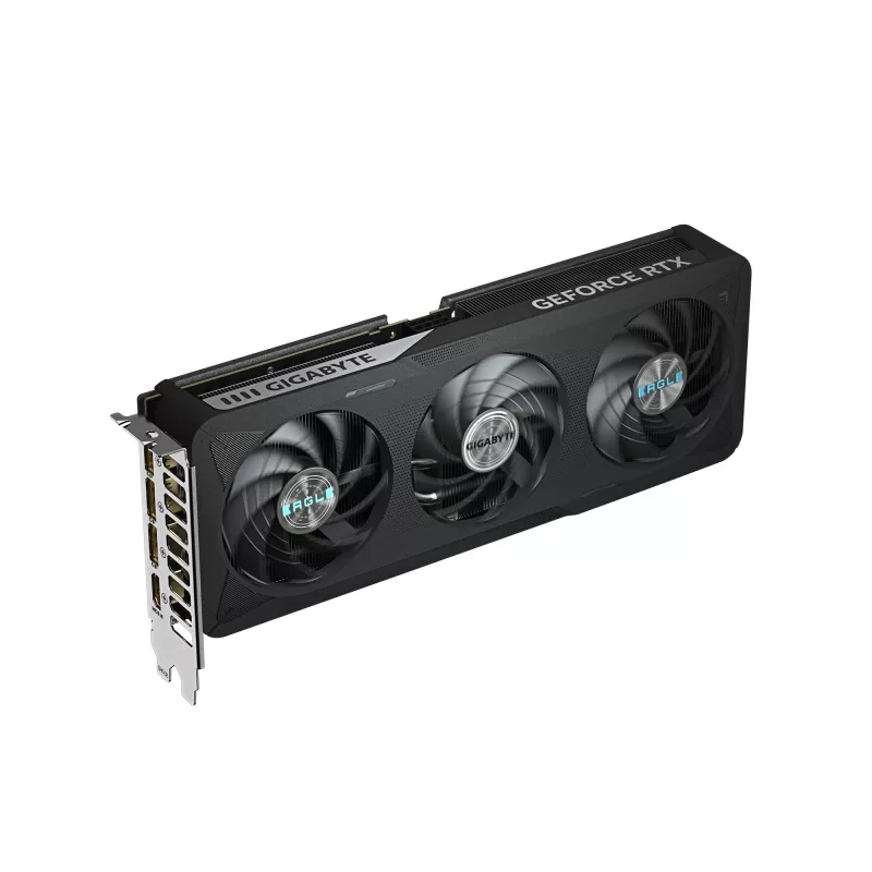 GIGABYTE GeForce RTX 5060 Ti EAGLE MAX OC 16G vaizdo plokštė - 16 GB GDDR7, 128 bitų, PCI-E 5.0, 2617 MHz branduolio dažnis, 3 x DP, 1 x HDMI, NVIDIA DLSS 4, GV-N506TEAGLEMAX OC-16GD