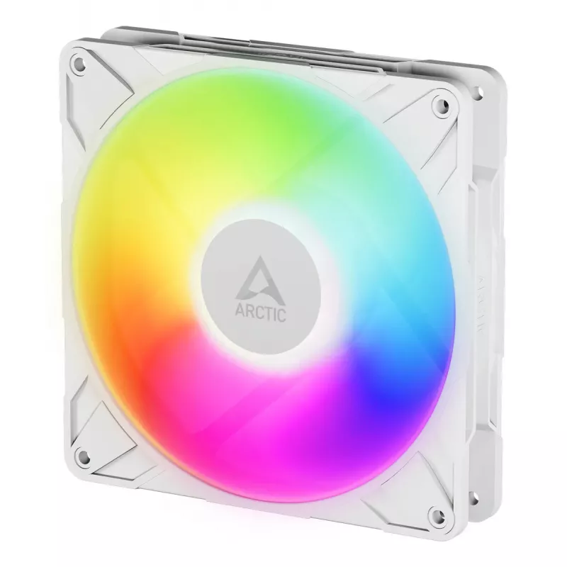 ARCTIC P14 Pro A-RGB (baltas) 140 mm A-RGB PWM ventiliatorius su kabelio skirstytuvu