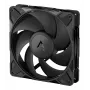 ARCTIC P14 Pro PST 140 mm PWM ventiliatorius su kabelio skirstytuvu, ventiliatorius, 14 cm, 400 RPM, 2500 RPM, 186 m³/h, juodas