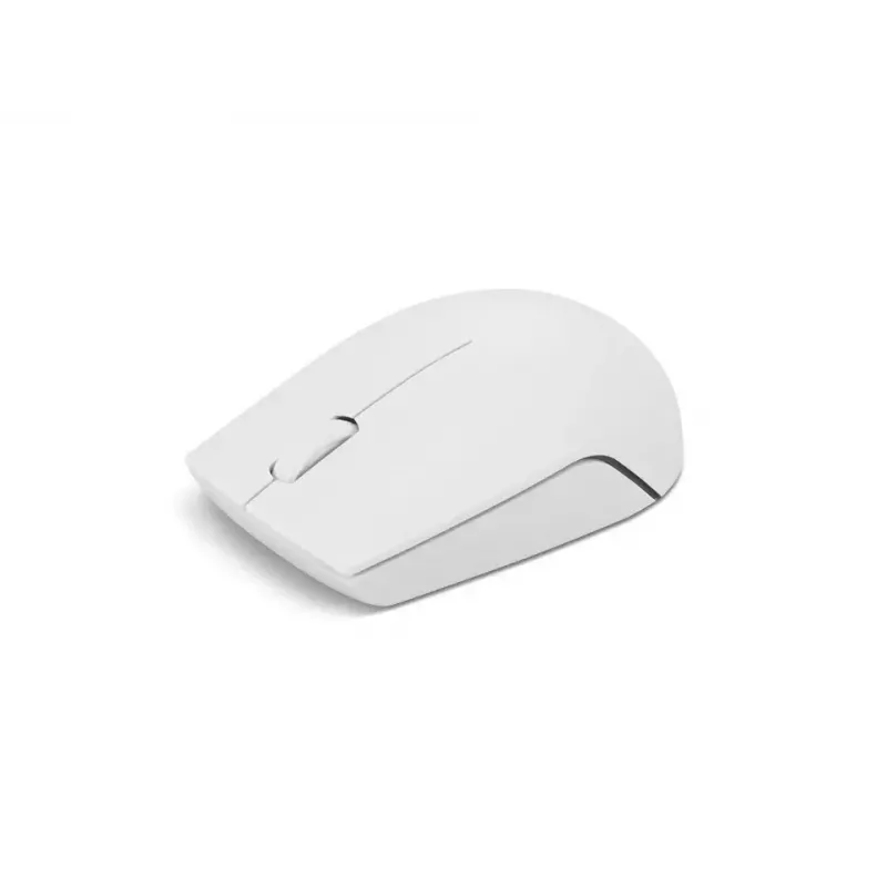 Belaidė kompaktiška pelė Lenovo Compact Mouse su baterija — ambidekstrinė, 1000 DPI, RF belaidė, 3 mygtukai, pilka