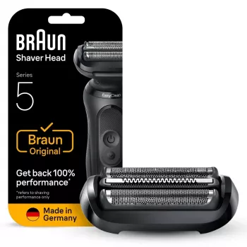 Skutimosi galvutė BRAUN Series 5 54 B — 1 atsarginė galvutė, juodas nerūdijantis plienas