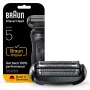 Skutimosi galvutė BRAUN Series 5 54 B — 1 atsarginė galvutė, juodas nerūdijantis plienas