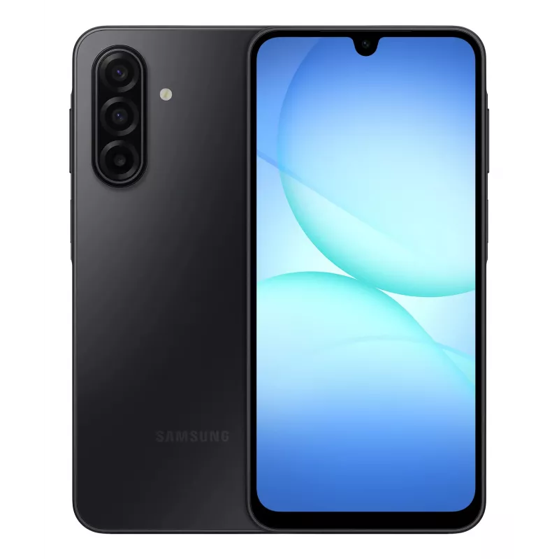 Samsung Galaxy A17 5G 17 cm (6.7 col.) hibridinis dviejų SIM Android 15 USB Type-C 4 GB 128 GB 5000 mAh juoda