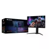 GIGABYTE AORUS FO27Q5P OLED QHD žaidimų monitorius - 2560 x 1440, 500Hz, 0.03ms, KVM, 300 cd/m², FreeSync Premium Pro, DisplayHDR True Juoda 500, DisplayPort 2.1