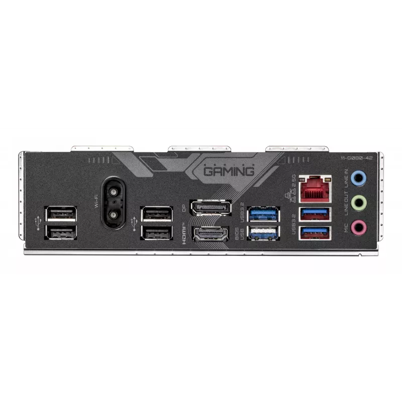 GIGABYTE B760M GAMING X WIFI6E GEN5 Micro ATX pagrindinė plokštė, LGA1700, B760, DDR5 iki 5600MHz, 4 DIMM, 2x PCIe 4.0 M.2, Wi‑Fi 6E, 2.5GbE