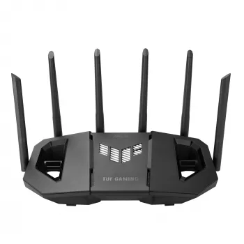 ASUS 90IG0A30-MO9C00 belaidis maršrutizatorius 2.5 Gigabit Ethernet Triju juostų (2.4 GHz / 5 GHz / 6 GHz) Juoda