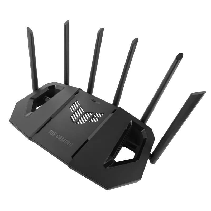 ASUS 90IG0A30-MO9C00 belaidis maršrutizatorius 2.5 Gigabit Ethernet Triju juostų (2.4 GHz / 5 GHz / 6 GHz) Juoda