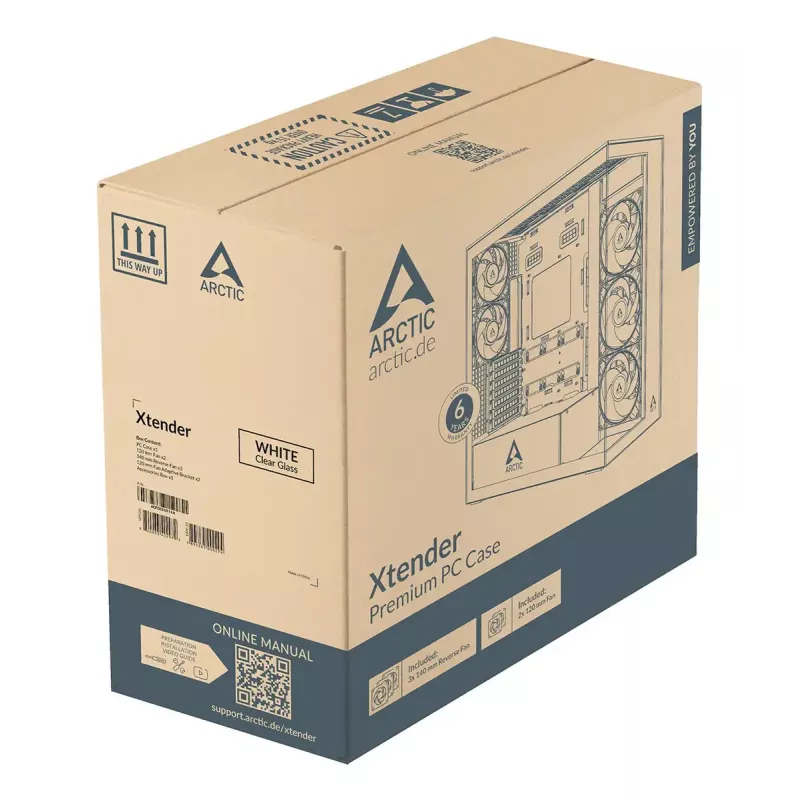 ARCTIC Xtender (White) Premium E-ATX PC Case