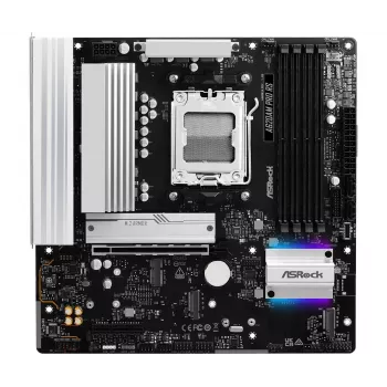 ASRock pagrindinė plokštė A620AM Pro Rs AM5 AMD A620A 4 x DDR5 1 x HDMI 2.1 TMDS/FRL 8G suderinamas 1 x DisplayPort 1.4 su DSC mATX