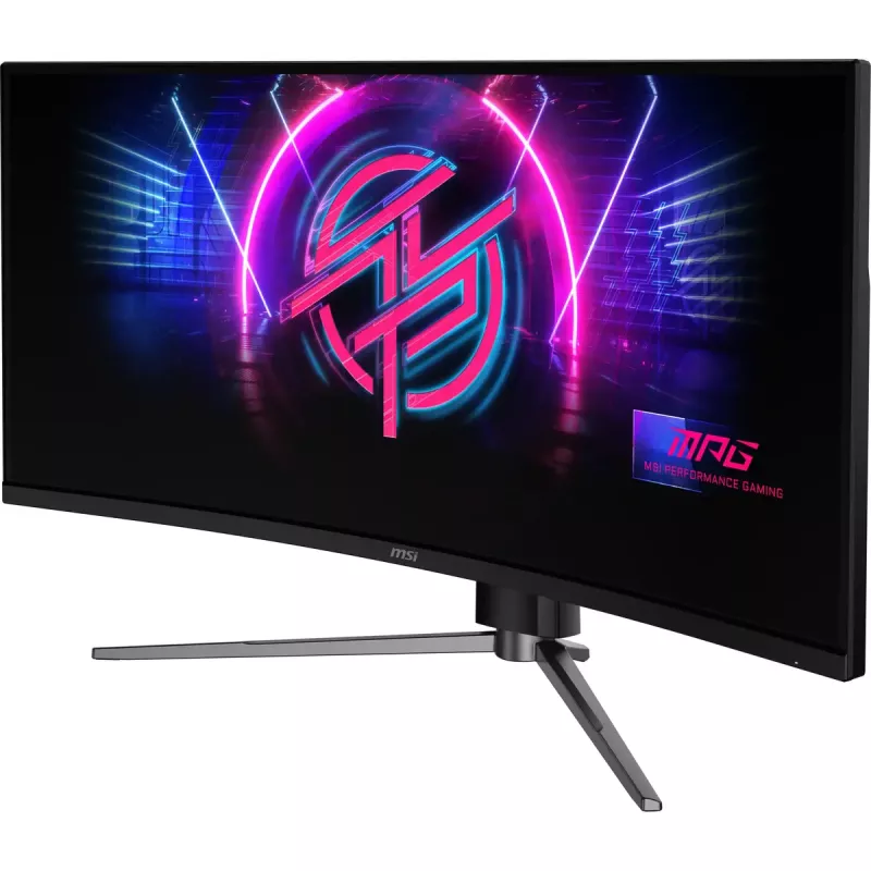MSI MPG 346CQRF X24 kompiuterio monitorius 86,4 cm (34 colių) 3440 x 1440 pikselių „UltraWide Quad HD“ juodas