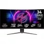 MSI MPG 346CQRF X24 kompiuterio monitorius 86,4 cm (34 colių) 3440 x 1440 pikselių „UltraWide Quad HD“ juodas