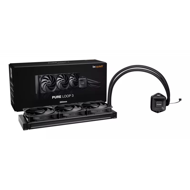 be quiet PURE LOOP 3 procesoriaus viskas viename skysčio aušintuvas 12 cm juodas 1 vnt.