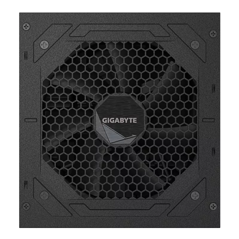 GIGABYTE UD750GM PG5 V2 maitinimo blokas – PCIe Gen 5.1, 80 PLUS Gold, visiškai modulinė konstrukcija, 120 mm ventiliatorius, suderinamas su ATX 3.1, EU kištukas