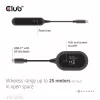 CLUB3D Wireless USB-C® į HDMI™, 1920 x 1080 pikselių, AV siųstuvas ir imtuvas, laidinis ir belaidis, juodas, HDCP