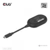 CLUB3D Wireless USB-C® į HDMI™, 1920 x 1080 pikselių, AV siųstuvas ir imtuvas, laidinis ir belaidis, juodas, HDCP