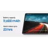 Samsung Galaxy Tab S11 Ultra 5G 256 GB 37,1 cm (14,6 colio) 12 GB Wi-Fi 7 (802.11be) Pilka