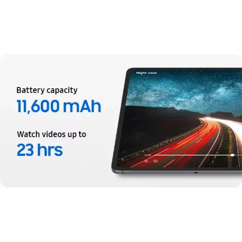 Samsung Galaxy Tab S11 Ultra 5G 256 GB 37,1 cm (14,6 colio) 12 GB Wi-Fi 7 (802.11be) Pilka